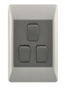 3 Lever 2 Way Light Switch for 2 X 4 Electrical Box Photo