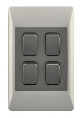 Photo of Bright Star Lighting 4 Lever 1 Way Light Switch for 2 X 4 Electrical Box