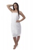 Microfibre Wrap Towel: Beach Spa Shower Sand Free White Photo