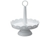 1 Tier White Cake Stand Photo