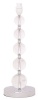 Polished Chrome Table Lamp With Clear Acrylic Balls Photo