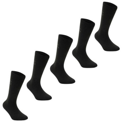 Photo of Giorgio Mens 5 Pack Classic Sock - Black - Mens12 [Parallel Import]
