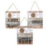 Bulk Pack X 3 Wooden Plaque With Cut Out - 20x22cm Photo