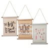 Bulk Pack X 3 Canvas Scroll Plaque - 32x22cm Photo