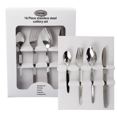 Photo of Bulk Pack X 2 Stainless Steel Cutlery Set - 16 Piece 4 Place Setting
