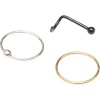 Fabulae Set of 3 Nose Rings Raquel Photo