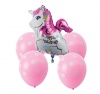 Unicorn Balloon Bouquet - 5 pieces Photo