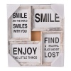 Plastic Collage Picture Frame Distressed for 4 x Photos Photo