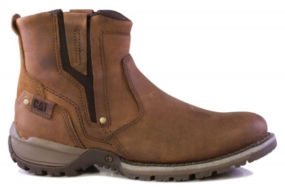 Photo of Caterpillar Mens Evander P715334 Elastic Slip-On Style 9512 Boots - Brown