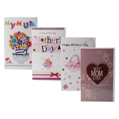 Photo of Bulk Pack x 4 Mothers Day Card & Envelope