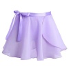 DHAO-Girls Ballet Dance Basic Wrap Lace on Chiffon Skate Skirt Photo