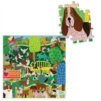 eeBoo Family Puzzle Dogs in the Park