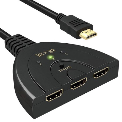 Photo of HDMI Switch 3 Port Splitter Supports Full HD 4K 1080p 3D Player