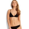 Active Fixed Tri Bikini Top - Black Photo