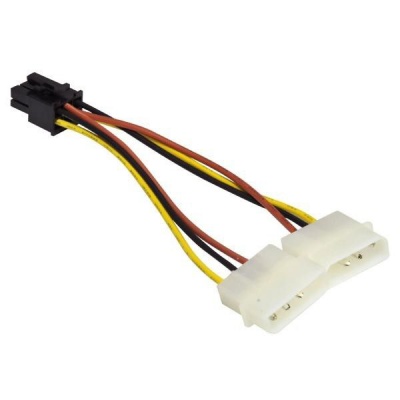 Photo of Baobab Dual 4 Pin Female To 6 Pin Male PCIE VGA Power Cable Adapter