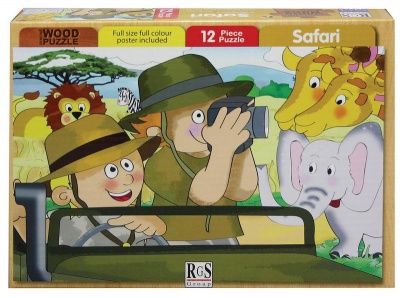 Photo of RGS Group Safari Wooden Jigsaw Puzzle - 12 Piece