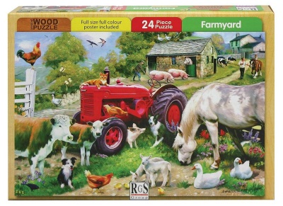 Photo of RGS Group Farmyard Wooden Puzzle - 24 Piece