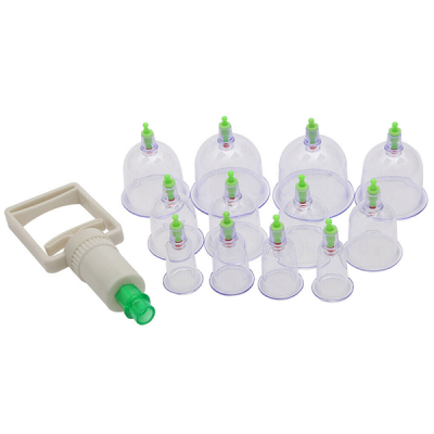 Vacuum Cupping Set Of 12 Cups Massager