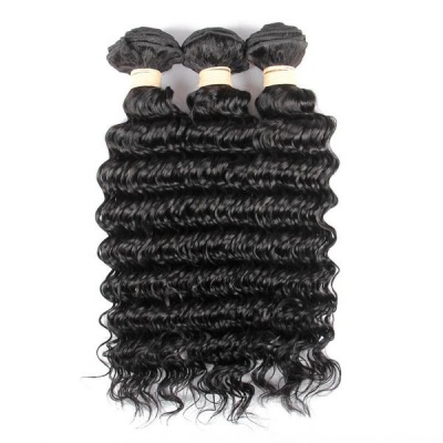 Photo of BLKT 3x Bundles 12 inches Peruvian Deep Wave Weave Package