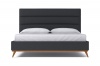 StrohBerry - Boston Linen Upholstered Panel Headboard -Storm Grey Photo