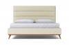 StrohBerry - Boston Linen Upholstered Panel Headboard -Beige Photo