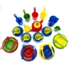 Greenbean Multi-Coloured Dinner & Tea Set: 43 Pieces Photo