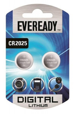 Photo of Eveready Lithium 3V CR2025 Button cell