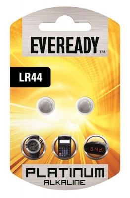 Photo of Eveready Platinum 1.5V LR44 Button cell