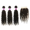 Beau Diva Free Closure Value Package Brazilian 10" inches Deep Wave Weave Photo
