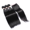 Beau Diva 14 inches x3 Bundles Brazilian Weaves and Closure Photo