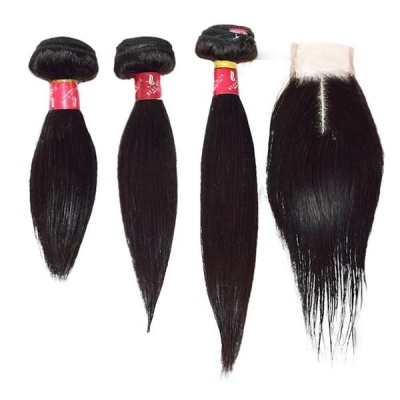 Photo of Beau Diva 10" 12" 14" inches Brazilian Weave and Free Closure Value Pack