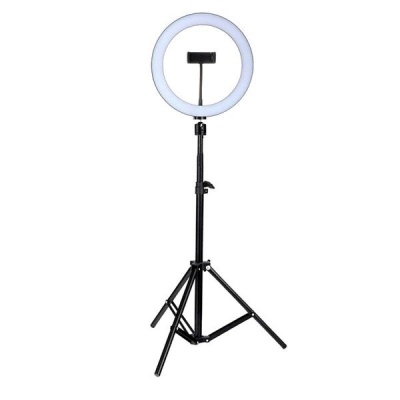 Photo of 25cm Dimmable LED Ring Light Lamp with 2.1m Tripod Stand