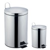2 Kitchen Pedal Bin - 20L & 5L - Silver Photo