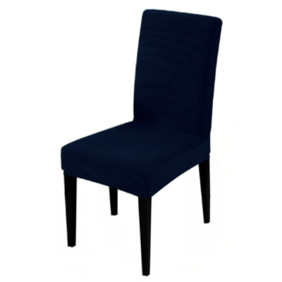 Photo of Elasticated Textured Dining Room Chair Cover