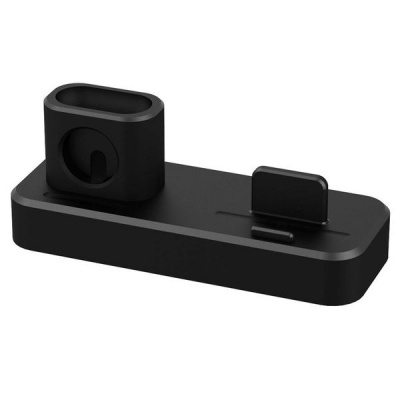 Photo of Apple 3-in-1 Silicone Charging Stand Compatible with Watch/iPhone & AirPods