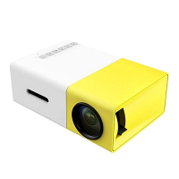 Portable YG300 Mini LED Projector Yellow LCD Monitor