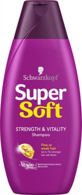 Photo of Schwarzkopf SuperSoft Strength & Vitality Shampoo 400ml