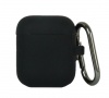 Airpods Case With Carabiner Ultra-Thin - Black Photo