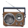 Retro FM Radio MD-1173BT Wireless Speaker Brown Photo