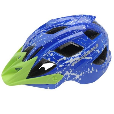 Photo of Muddyfox Juniors Spark Bike Helmet - Blue/Green [Parallel Import]