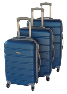 Photo of 3 Piece Premium Travel Luggage Bag Set-Red