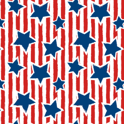 Photo of Gift Wrapping Paper 5m Roll - Stripes & Stars