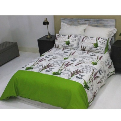 Photo of Lush Living - Home Bedding Set - Soft and Snug Size Q - SE - Green Meadow