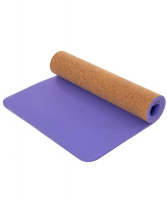 Photo of GetUp 6mm Cork Yoga Mat - Purple