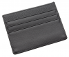 Genuine Leather RFID Blocking Slim Card Wallet Holder - Black Photo