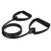 120cm Resistance Exercise Band with Soft Grip Handle - Black Photo