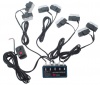 Strobe Warning Lamp Set Clear 12v 8 pieces Photo