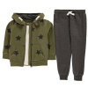 Crafted Infant Boys 3 Piece Jogger Set - Grey [Parallel Import] Photo