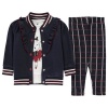 Crafted Infant Girls 3 Piece Jogger Set - Navy [Parallel Import] Photo