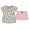 Crafted Infant Girls T-Shirt & Short- Unicorn [Parallel Import] Photo